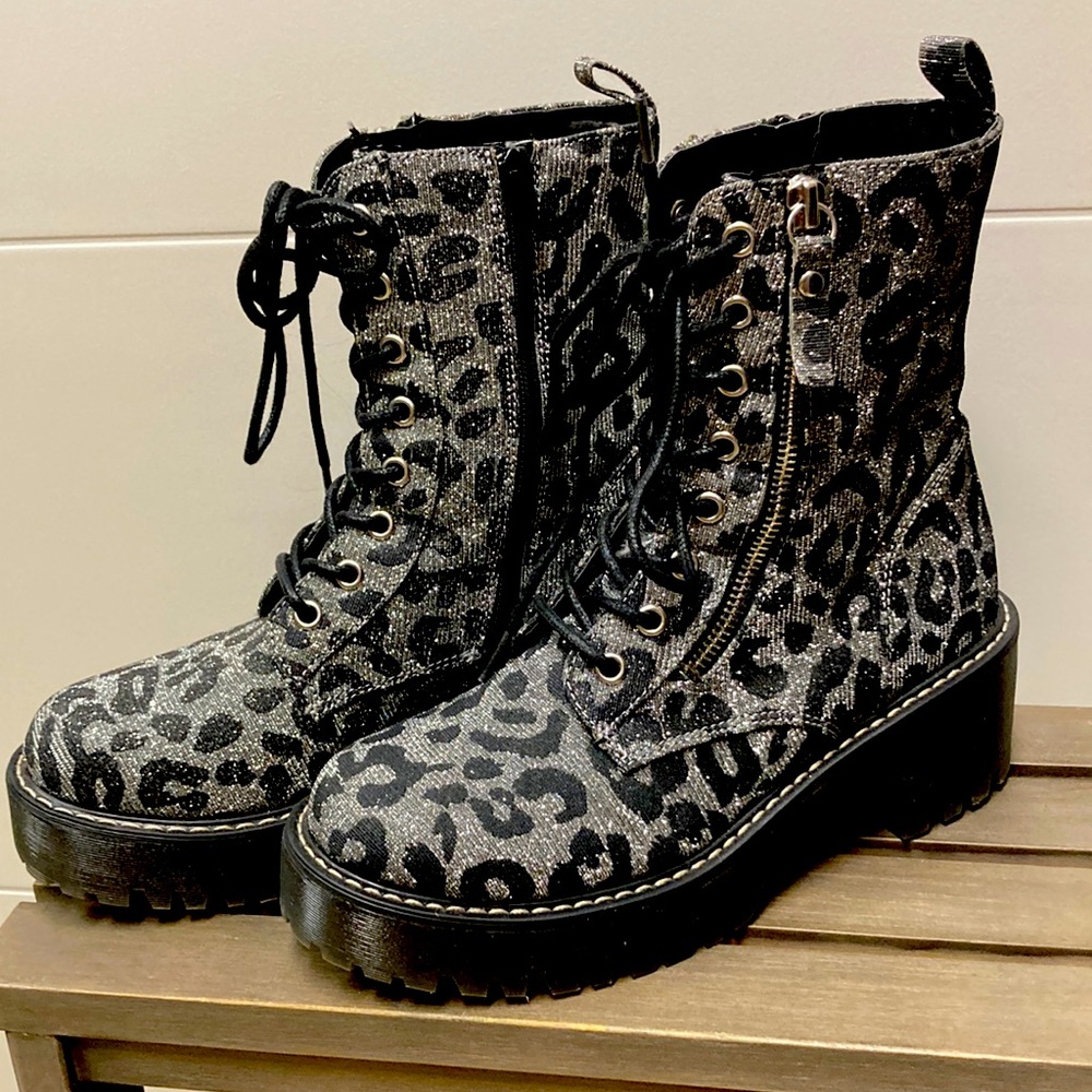 Mix No6 Sparkly Cheetah Camo Boots